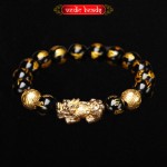 Black Obsidian Pixiu Feng Shui Bracelet